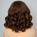 Short Loose Body Wave 6×5 HD Lace Glueless Wig Reddish Brown/99J Burgundy/Brown Color 100% Human Hair - Image 6