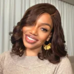 Short Loose Body Wave 6×5 HD Lace Glueless Wig Reddish Brown/99J Burgundy/Brown Color 100% Human Hair