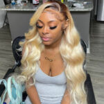 Ombre Blonde Color 4/613 Wig With Brown Roots Straight/Body Wave 13×4 HD Lace Human Hair Wigs - Image 10
