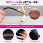 3/4 Bundles Body Wave/ Water Wave/ Deep Wave/Straight 100% Virgin Human Hair Weft - Image 6