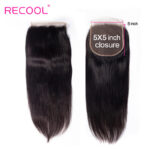 Brazilian Straight Hair 4 Bundles With 5×5 Lace Closure 100% Virgin Human Hair Weave - Image 6