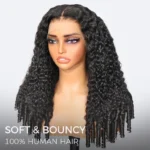 Burmese Curly 6×5 13×6 Skinlike HD Lace Glueless Human Hair Wig Flexi-Fit Drawstring Finger Spiral Curl Ends - Image 5