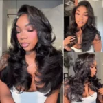 Real HD Lace Butterfly Layered Cut Loose Body Wave Pre Styled Salon Quality 8×6 13×6 Glueless Human Hair Wig - Image 7