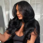 Real HD Lace Butterfly Layered Cut Loose Body Wave Pre Styled Salon Quality 8×6 13×6 Glueless Human Hair Wig - Image 11