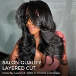 Real HD Lace Butterfly Layered Cut Loose Body Wave Pre Styled Salon Quality 8×6 13×6 Glueless Human Hair Wig - Image 2
