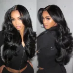 Real HD Lace Butterfly Layered Cut Loose Body Wave Pre Styled Salon Quality 8×6 13×6 Glueless Human Hair Wig - Image 3