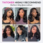Loose Body Wave Layer Cut C-Side Part Human Hair Wig With Baby Hair Pull Go Glueless - Image 12