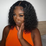 Short Curly Bob Wig 13×4 Glueless Lace Front Human Hair Wigs 150 Density - Image 11