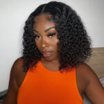 Short Curly Bob Wig 13×4 Glueless Lace Front Human Hair Wigs 150 Density - Image 12
