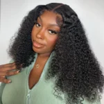 Side Part Curly Wig 9×6 PartingMax Lace Human Hair Glueless Wig Pre Plucked M-Cap 200% Density - Image 9