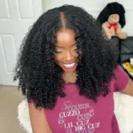 Side Part Curly Wig 9×6 PartingMax Lace Human Hair Glueless Wig Pre Plucked M-Cap 200% Density - Image 2