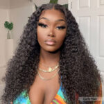 5×5 HD Lace Closure Wig Deep Wave Gorgeous Water Wave/Curly Wig 180% Density - Image 9