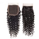 Tinashe Brazilian Curly Human Hair Weft With Closure 100% Virgin Human Hair 4 Bundles With 5×5 Closure - Image 7