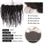 Tinashe Hair Lace Frontal Closure Brazilian Curly Hair 13*4 Frontal Closure Lace Human Hair Extensions - Image 2
