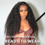 Curly Human Hair Wear Go Glueless 6×5 Pre Cut HD Lace Wig Pre Bleached Knots Ear Fit C Cap - Image 11