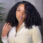 Side Part Curly Wig 9×6 PartingMax Lace Human Hair Glueless Wig Pre Plucked M-Cap 200% Density - Image 7