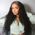Curly 13×6 Glueless HD Lace Frontal Wig Bleached Knots Plucked Hairline 100% Human Hair For Women