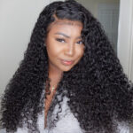 Curly 13×4 13×6 Glueless HD Lace Human Hair Frontal Wig Bleached Knots Plucked Hairline 180% Density - Image 12