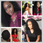 Recool Hair 4 Bundles With 13×4 Frontal Jerry Curly Virgin Human Hair Extension - Image 9