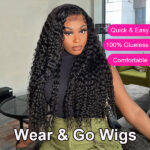 Deep Wave Wear Go Glueless Human Hair Wig 6×5 13×6 Melt Lace Flexi-Fit Drawstring Cap - Image 9