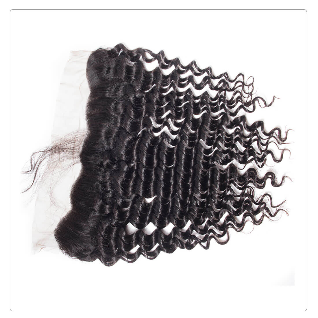 deep wave lace frontal hair extension