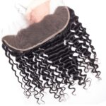 Tinashe Hair Deep Wave Lace Frontal Closure Brazilian Deep Wave Weave Frontal Lace Closure Human Hair Extensions - Image 5
