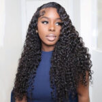 Brazilian Deep Wave 13×4 Full Frontal 13×6 HD Lace Glueless Wig Bleached Knots Plucked Hairline 180% Density - Image 12