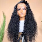 Deep Wave 5×5 13×4 HD Lace Wig Preplucked Hairline Curly Melt Lace Wig Super Sale - Image 2