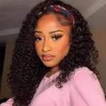 Deep Wave Affordable Headband Wig 100% Human Hair Short Wigs - Image 3