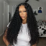Deep Wave Pull Go Drawstring Glueless 6×5 13×6 HD Lace Closure Human Hair Wig Pre Bleached Knots - Image 16
