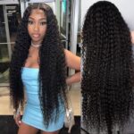 Long inches Wig Deep Wave 6×5 13×4 Lace Frontal Human Hair Wigs 26-36 Inches - Image 2