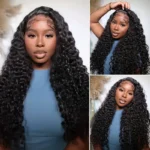 Deep Wave 6×5 13×4 HD Lace Human Hair Wigs Pre Plucked Curly Wig 200% Density - Image 7