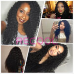 Recool Deep Wave Hair Indian Virgin Hair 4 Bundles 10A Grade Deep Curly Remy Human Hair Weave - Image 2