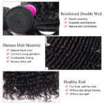 Brazilian Hair 3 Bundles Deep Wave With 5×5 Lace Closure 100% Human Hair Extension - Image 5