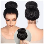 Drawstring 360 Lace Yaki Straight Glueless Wig 100% Human Hair Pre Plucked & Bleached - Image 12