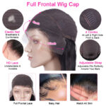Burgundy Color Body Wave with Red Highlight 13×4 HD Lace Frontal Wig Piano Color Unit - Image 5