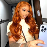 Ginger Orange Color 13×4 HD Lace Front Wig Body Wave Human Hair Wigs 180% Density - Image 2