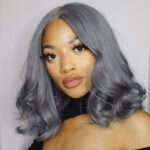 Colorful Straight Bob 13×4 Lace Front Wig Blue Orange Pink Green Grey Yellow Color - Image 9
