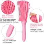 Detangling Brush for Curly Hair Wavy Hair Massage Hair Comb with Adjustable Width - Image 2