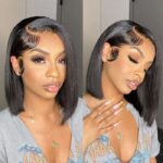 Short Bob Wigs Brazilian Straight 6×5 13×4 HD Lace Frontal Human Hair Wigs 180% Density - Image 7