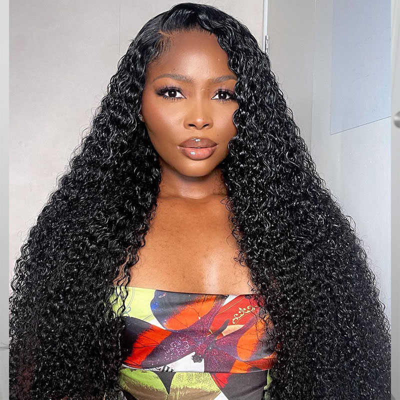 Jerry Curly 6×5 13×4 13×6 Full Frontal HD Lace Pre Plucked High Density Human Hair Wigs Jerry Curly 6×5 13×4 13×6 Full Frontal HD Lace Pre Plucked High Density Human Hair Wigs - Image 1