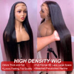 Straight Hair 6×5 13×4 13×6 Full Frontal HD Lace Wig Pre Plucked High Density Human Hair Wigs 200% 250% - Image 9