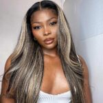 Balayage Highlight Straight Hair 6×5 Glueless 13×4 HD Lace Full Frontal Wig 100% Human Hair - Image 12