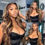 4/27 Highlight Honey Blonde Color Body Wave 6×5 Wear Go 13×4 HD Glueless Lace Frontal Wig - Image 2