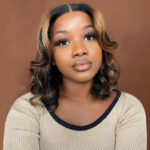 Short Loose Wave Bob Human Hair Wig 6×5 HD Pre-Cut Lace Glueless Blonde Highlight Color Bleached Knots - Image 4