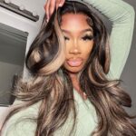 Balayage Honey Blonde Highlight 6×5 13×4 Lace Glueless Wig Body Wave HD Lace Wig - Image 9