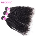 Recool Brazilian Kinky Curly Hair 10 Bundle Deals Remy Human Hair Weave Extensions 10A Grade - Image 6