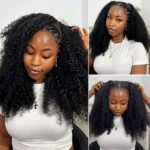 Kinky Curly Miracle knots Crochet Human Hair Extension for Boho Braids Protective Hairstyle - Image 2
