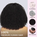 Kinky Curly 6×5 HD Lace SDD Quality Drawstring Glueless Human Hair Wigs 220% Density - Image 8