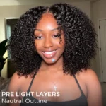 Kinky Curly 6×5 HD Lace SDD Quality Drawstring Glueless Human Hair Wigs 220% Density - Image 3